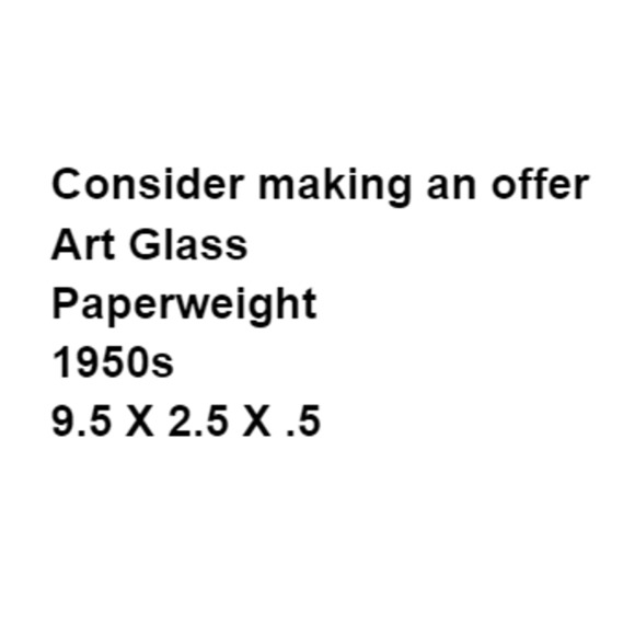 Vintage Autumn Art Glass Paperweight Red Felt Maple Leaves Paperweight Decor - Picture 2 of 7